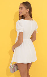 Corset Dress in White